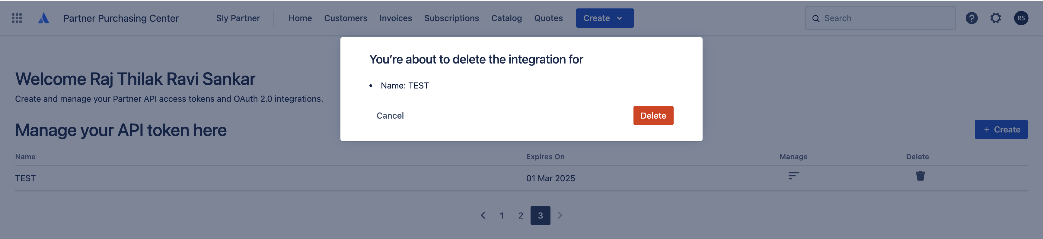 Onboarding page